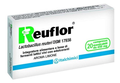 REUFLOR 20 COMPRESSE MASTICABILI AROMA LIMONE