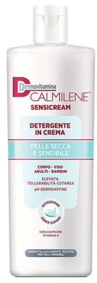 DERMOVITAMINA CALMILENE SENSICREAM DETERGENTE IN CREMA SENZASAPONE PER PELLE SECCA E SENSIBILE 500 ML