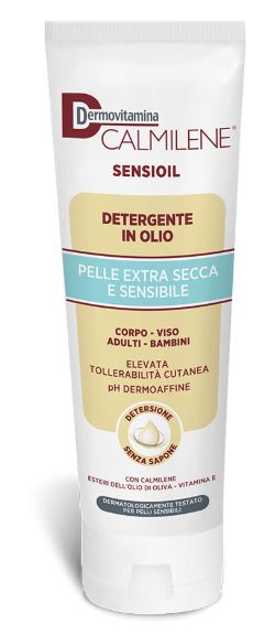 DERMOVITAMINA CALMILENE SENSIOIL DETERGENTE IN OLIO SENZA SAPONE PER PELLE EXTRA SECCA E SENSIBILE 250 ML