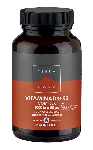 TERRANOVA VITAMINA D3 + K2 50 CAPSULE