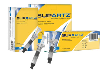 SIRINGA PRERIEMPITA INTRA-ARTICOLARE SUPARTZ ACIDO IALURONICO 25 MG 2,5 ML 1 PEZZO