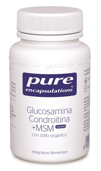PURE ENCAPSULATIONS GLUCOSAMINA CONDROITINA + MSM 30 CAPSULE