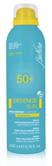 BIONIKE DEFENCE SUN SPRAY TRANSPARENT TOUCH SPF 50+ 200 ML