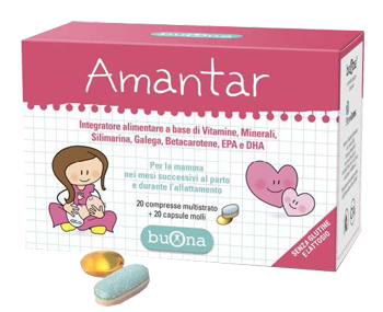 AMANTAR 20 COMPRESSE DA 1,6 G + 20 CAPSULE DA 0,637 G