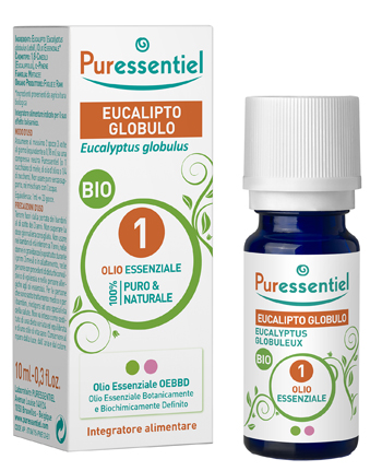 PURESSENTIEL EUCALIPTO GLOBULO OLIO ESSENZIALE BIO 10 ML