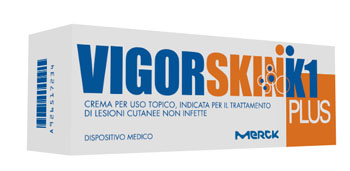 VIGORSKIN K1 PLUS CREMA PER LESIONI CUTANEE NON INFETTE 100ML