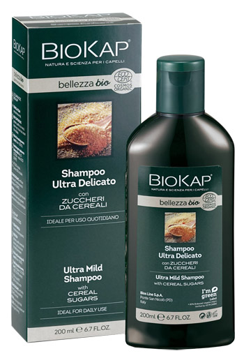 BIOKAP BELLEZZA BIO SHAMPOO ULTRA DELICATO COSMOS ECOCERT 200 ML