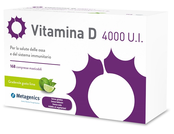 VITAMINA D 4000UI 168 COMPRESSE MASTICABILI