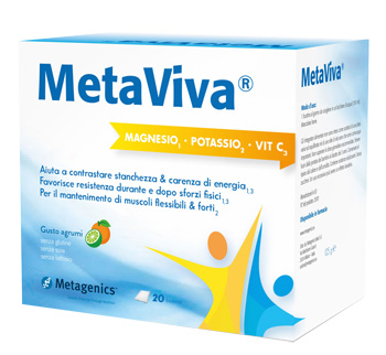 METAVIVA MAGNESIO POTASSIO VITAMINA C 20 BUSTINE