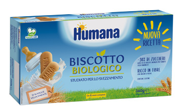 HUMANA BISCOTTO BABY BIO 2 SACCHETTI DA 180 G