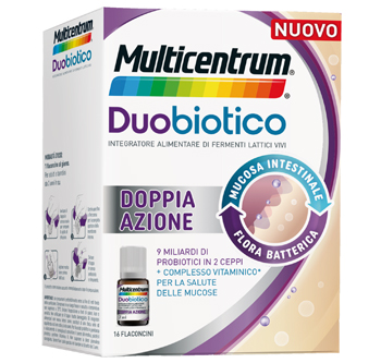 MULTICENTRUM DUOBIOTICO 16 FLACONCINI