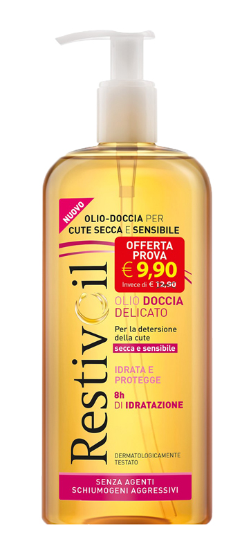 RESTIVOIL OLIO DOCCIA DELICATO 400 ML TAGLIO PREZZO