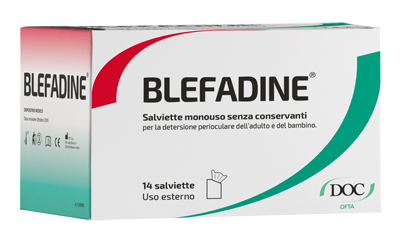 BLEFADINE 14 SALVIETTE MONOUSO PER DETERSIONE PERIOCULARE