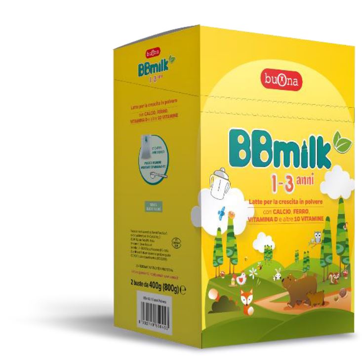 BBMILK 1-3 POLVERE 2 BUSTE DA 400 G