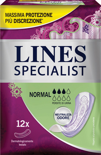 LINES SPECIALIST PANNOLONE NORMAL FARMA 12 PEZZI