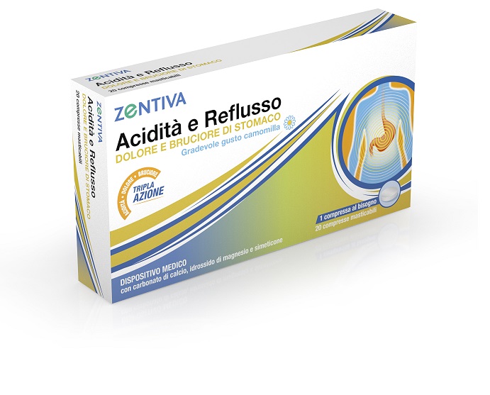 ZENTIVA ACIDITA’ REFLUSSO 20 COMPRESSE MASTICABILI