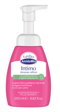 EUPHIDRA AMIDOMIO INTIMO MOUSSE ATTIVA PH 3,5 250 ML