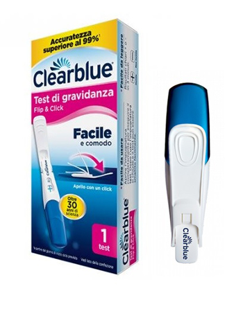 TEST DI GRAVIDANZA CLEARBLUE FLIP & CLICK 1 PEZZO
