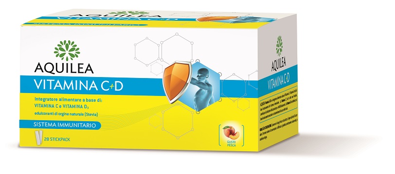 AQUILEA VITAMINA C+D 28 BUSTINE STICK