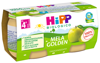 HIPP BIO OMOGENEIZZATO MELA GOLDEN 2 X 80 G