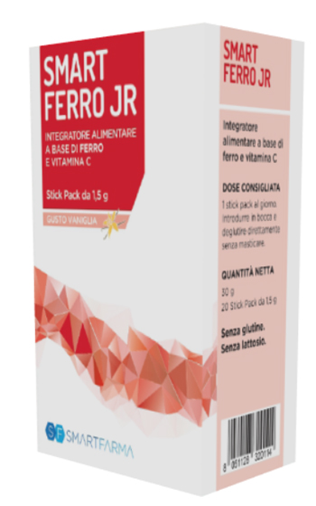 SMART FERRO JR 20 STICK PACK GUSTO VANIGLIA