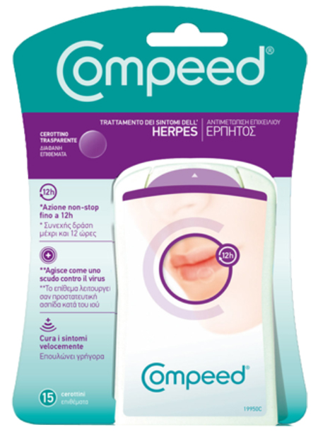 COMPEED TRATTAMENTO DELL’HERPES LABIALE 15 PEZZI