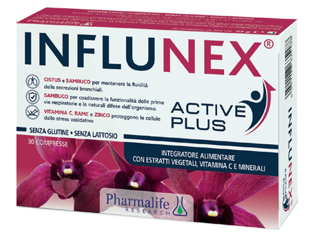 INFLUNEX ACTIVE PLUS 30 COMPRESSE