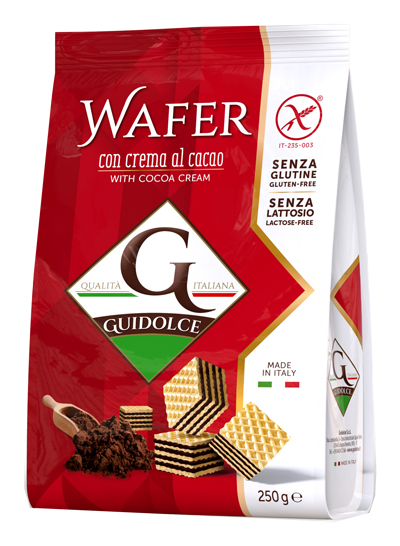 WAFER GUSTO CACAO 250 G