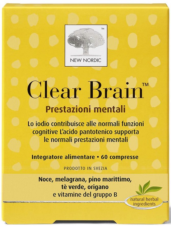 CLEAR BRAIN 60 COMPRESSE