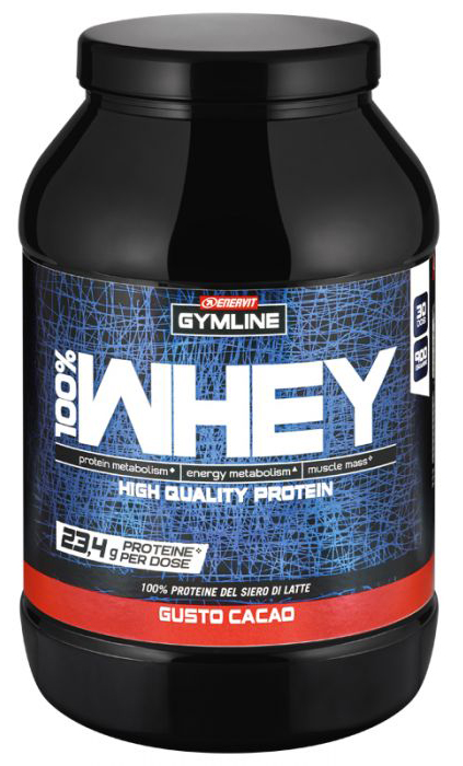 GYMLINE 100% WHEY CONCENTRATE CACAO 900 G