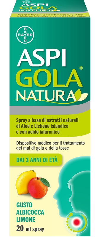 ASPI GOLA NATURA SPRAY ALBICOCCA LIMONE 20 ML