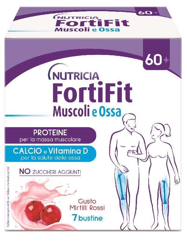 FORTIFIT MUSCOLI&OSSA MIRTILLO ROSSO 7 BUSTINE