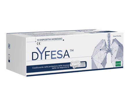 DYFESA 10 DISPOSITIVI MONOUSO PER INALAZIONE