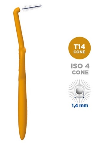 CURASEPT PROXI ANGLE T14 CONE OCRA/DARK GOLD