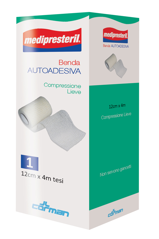 MEDIPRESTERIL BENDA AUTOADESIVA 12X400 CM 1 PEZZO