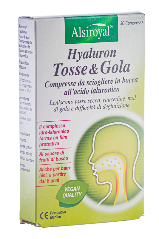 HYALURON TOSSE & GOLA 30 COMPRESSEN