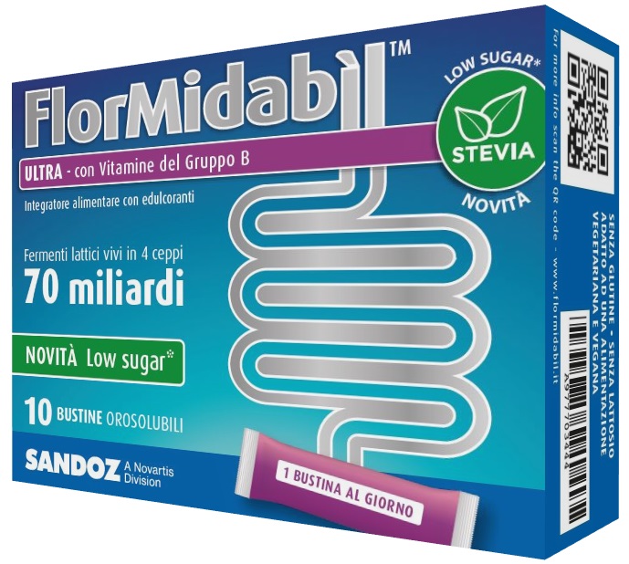 FLORMIDABIL ULTRA 10 BUSTINE CON STEVIA