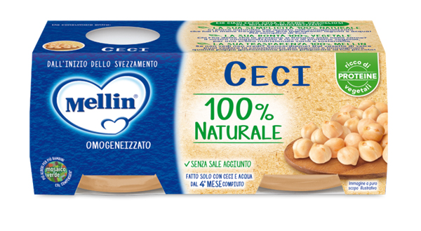 MELLIN OMOGENEIZZATO CECI 2 X 80 G