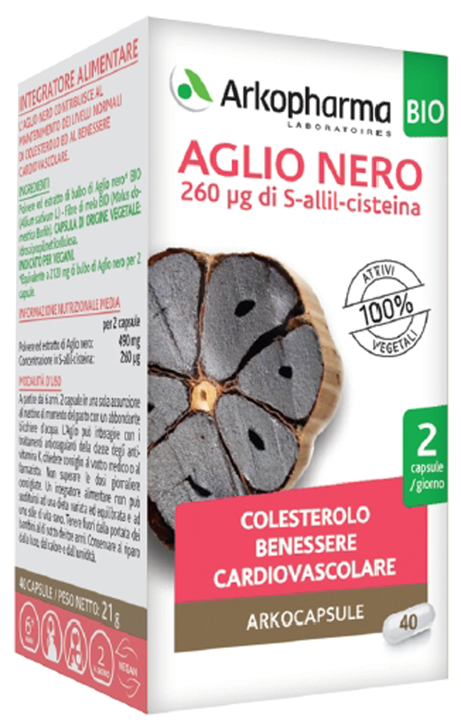 ARKOCAPSULE AGLIO NERO BIO 40 CAPSULE