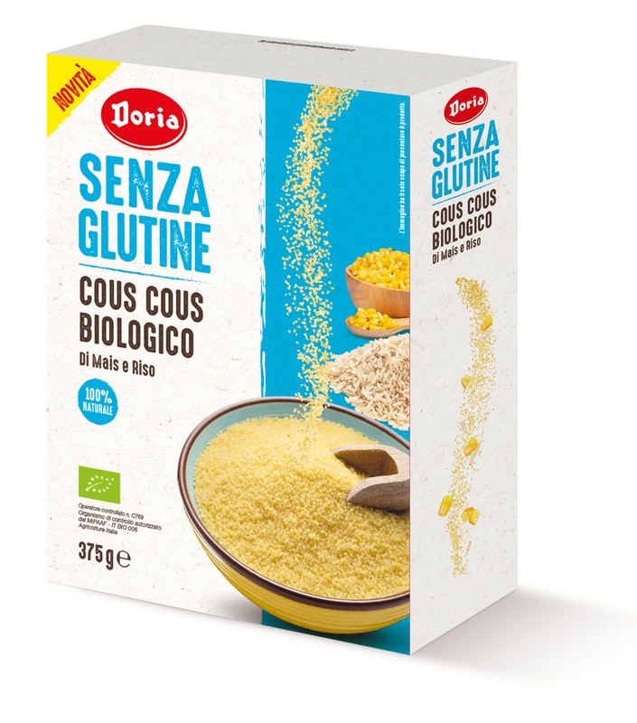 DORIA COUS COUS BIOLOGICO MAIS-RISO 375 G