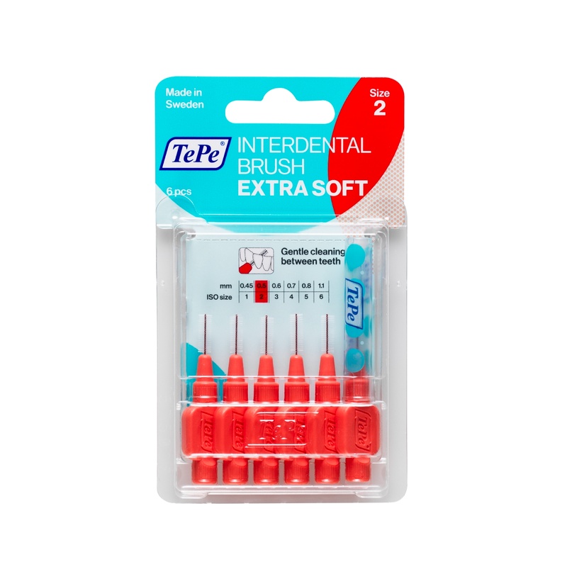 TEPE SCOVOLINO XSOFT ROSSO 0,5MM 6 PEZZI