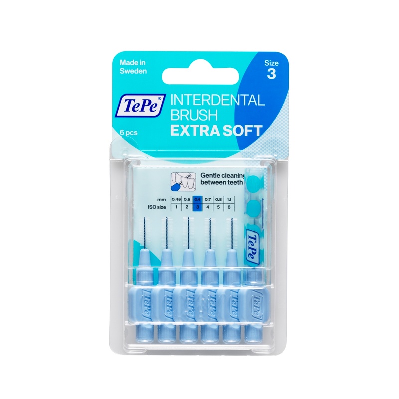 TEPE SCOVOLINO XSOFT BLU 0,6 MM 6 PEZZI