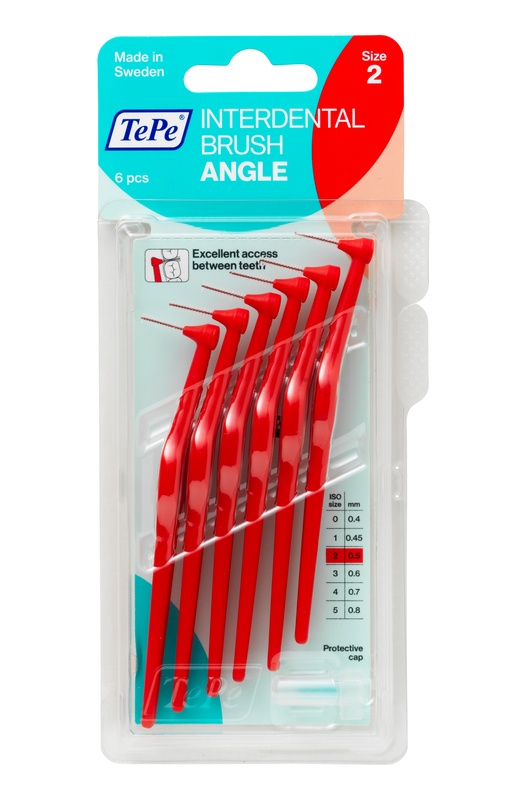 TEPE ANGLE SCOVOLINO ROSSO 0,5MM 6 PEZZI