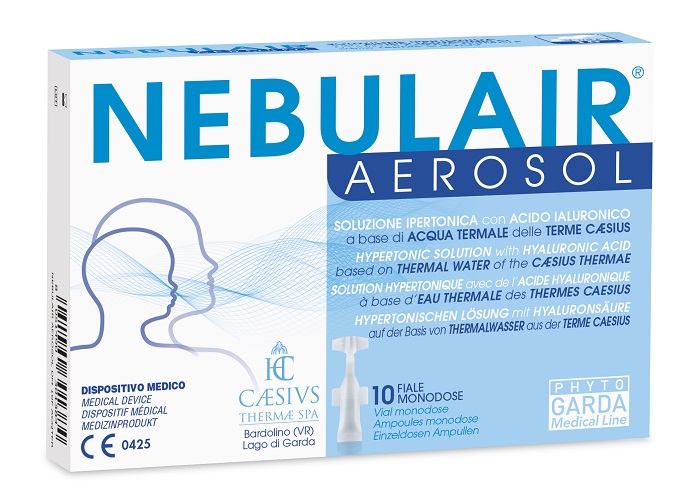 NEBULAIR AEROSOL SOLUZIONE IPERTONICA 10 FIALE MONODOSE 3 MLACQTERM