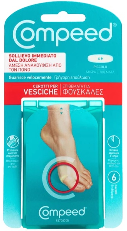 COMPEED CEROTTI PER VESCICHE PICCOLO 6 PEZZI