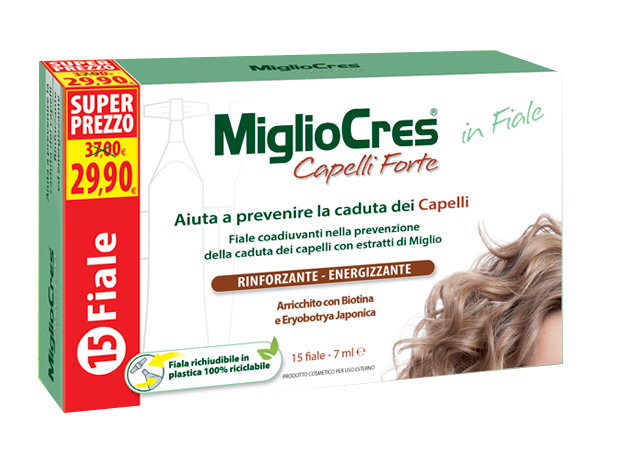 MIGLIOCRES FORTE 15 FIALE TRATTAMENTO DERMOCOSMETICO