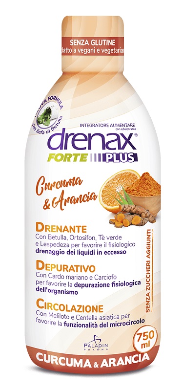 DRENAX FORTE PLUS AROMA CURCUMA & ARANCIA 750 ML