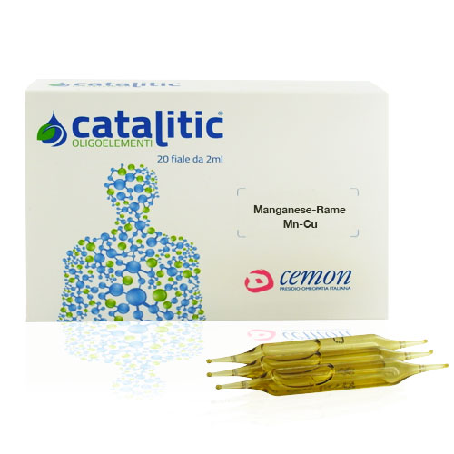 CATALITIC OLIGOELEMENTI MANGANESE RAME MN-CU 20 FIALE 2 ML