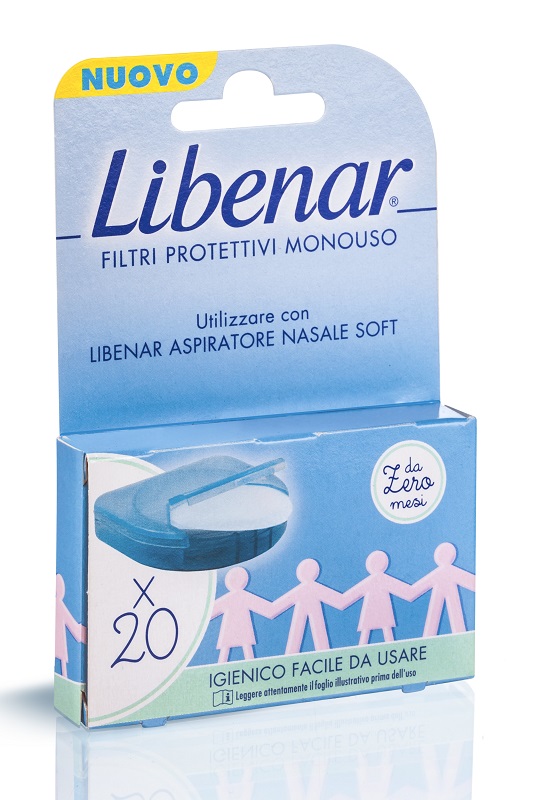 LIBENAR ASPIRATORE NASALE SOFT FILTRI 20 PEZZI