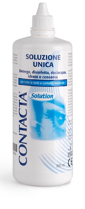 SOLUZIONE UNICA ISOTONICA PER LENTI A CONTATTO CONTACTA DA 360ML